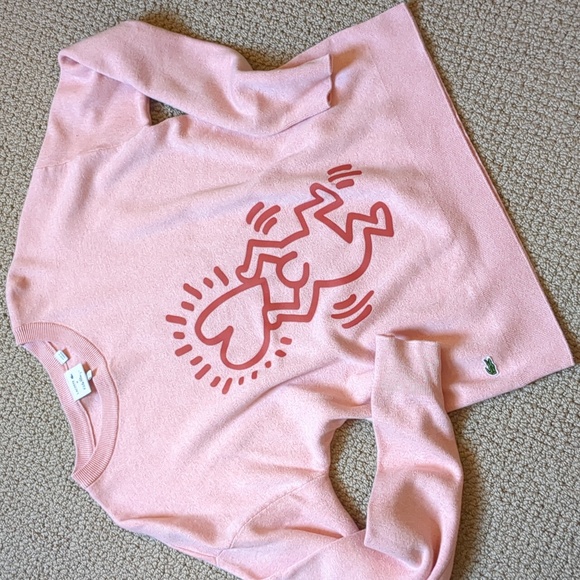 Lacoste Keith Haring crew neck sweater L limited edition - Picture 11 of 16